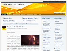 Tablet Screenshot of documentaryfilms.net